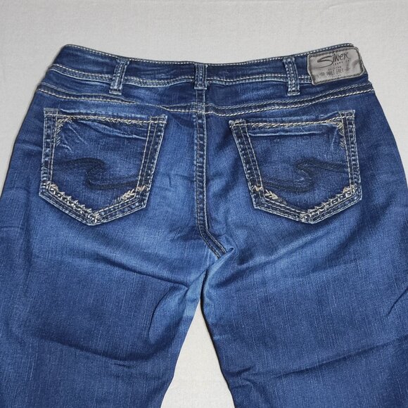 Silver Jeans Suki women's size W31/L33 indigo blue colour Mid Skinny Denimotion - Picture 4 of 15